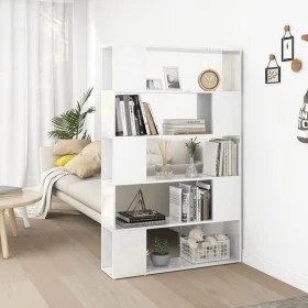 Engineered wood glossy white bookend by vidaXL, Bookcases and shelves - Ref: Foro24-809203, Price: 92,55 €, Discount: %