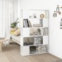 Bücherregal aus Holzwerkstoff Separator weiß glänzend von vidaXL, Bücherregale und Regale - Ref: Foro24-809203, Preis: 93,99 ...