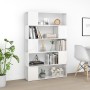 Bücherregal aus Holzwerkstoff Separator weiß glänzend von vidaXL, Bücherregale und Regale - Ref: Foro24-809203, Preis: 93,99 ...