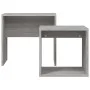 Stackable coffee tables 2 pieces Sonoma gray engineered wood by vidaXL, Coffee table - Ref: Foro24-815541, Price: 41,45 €, Di...