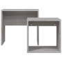 Stapelbare Couchtische 2 Stück Sonoma graues Holzwerkstoff von vidaXL, Couchtisch - Ref: Foro24-815541, Preis: 40,92 €, Rabat...