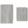 Mesas de centro apilables 2 pzas madera ingeniería gris Sonoma de vidaXL, Mesas de centro - Ref: Foro24-815541, Precio: 40,92...