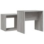 Mesas de centro apilables 2 pzas madera ingeniería gris Sonoma de vidaXL, Mesas de centro - Ref: Foro24-815541, Precio: 40,92...