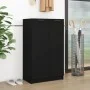 Black plywood shoe cabinet 59x35x100 cm by vidaXL, Shoe racks and shoe organizers - Ref: Foro24-811440, Price: 100,85 €, Disc...