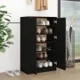 Black plywood shoe cabinet 59x35x100 cm by vidaXL, Shoe racks and shoe organizers - Ref: Foro24-811440, Price: 100,85 €, Disc...