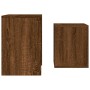 Stackable coffee tables 2 pieces engineered wood brown oak by vidaXL, Coffee table - Ref: Foro24-815542, Price: 37,22 €, Disc...