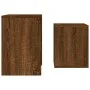 Stackable coffee tables 2 pieces engineered wood brown oak by vidaXL, Coffee table - Ref: Foro24-815542, Price: 36,80 €, Disc...