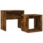 Stackable coffee tables 2 pieces engineered wood smoke oak by vidaXL, Coffee table - Ref: Foro24-815540, Price: 37,90 €, Disc...