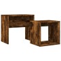 Stapelbare Couchtische, 2 Stück, Holzwerkstoff, Raucheiche von vidaXL, Couchtisch - Ref: Foro24-815540, Preis: 38,67 €, Rabat...