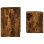 Stackable coffee tables 2 pieces engineered wood smoke oak by vidaXL, Coffee table - Ref: Foro24-815540, Price: 37,90 €, Disc...