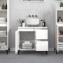 Armario de baño madera contrachapada blanco 65x33x60 cm by vidaXL, bathroom vanities - Ref: Foro24-819828, Price: 71,04 €, Di...