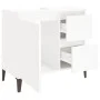 Armario de baño madera contrachapada blanco 65x33x60 cm by vidaXL, bathroom vanities - Ref: Foro24-819828, Price: 69,30 €, Di...