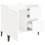 Armario de baño madera contrachapada blanco 65x33x60 cm by vidaXL, bathroom vanities - Ref: Foro24-819828, Price: 71,04 €, Di...