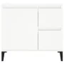 Armario de baño madera contrachapada blanco 65x33x60 cm by vidaXL, bathroom vanities - Ref: Foro24-819828, Price: 69,30 €, Di...