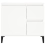 Armario de baño madera contrachapada blanco 65x33x60 cm by vidaXL, bathroom vanities - Ref: Foro24-819828, Price: 71,04 €, Di...