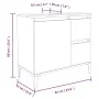 Armario de baño madera contrachapada blanco 65x33x60 cm by vidaXL, bathroom vanities - Ref: Foro24-819828, Price: 69,30 €, Di...