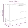 Armario de baño madera contrachapada blanco 65x33x60 cm by vidaXL, bathroom vanities - Ref: Foro24-819828, Price: 71,04 €, Di...