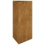 Jardinera de acero corten 40x34,5x75 cm de vidaXL, Maceteros y jardineras - Ref: Foro24-824546, Precio: 54,97 €, Descuento: %