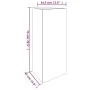 Jardinera de acero corten 40x34,5x75 cm de vidaXL, Maceteros y jardineras - Ref: Foro24-824546, Precio: 54,97 €, Descuento: %