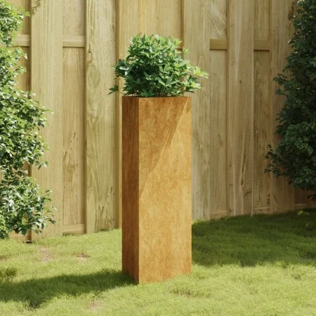 Jardinera de acero corten 30x26x75 cm de vidaXL, Maceteros y jardineras - Ref: Foro24-824545, Precio: 51,82 €, Descuento: %