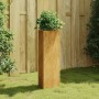 Jardinera de acero corten 30x26x75 cm de vidaXL, Maceteros y jardineras - Ref: Foro24-824545, Precio: 55,09 €, Descuento: %