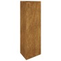 Jardinera de acero corten 30x26x75 cm de vidaXL, Maceteros y jardineras - Ref: Foro24-824545, Precio: 55,09 €, Descuento: %