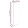 Jardinera de acero corten 30x26x75 cm de vidaXL, Maceteros y jardineras - Ref: Foro24-824545, Precio: 55,09 €, Descuento: %