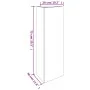Jardinera de acero corten 30x26x75 cm de vidaXL, Maceteros y jardineras - Ref: Foro24-824545, Precio: 51,82 €, Descuento: %