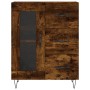 Sideboard aus geräuchertem Eichenholzwerkstoff, 69,5 x 34 x 90 cm von vidaXL, Sideboards - Ref: Foro24-828041, Preis: 68,18 €...
