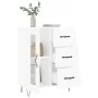 Sideboard aus glänzendem weißem Sperrholz 69,5x34x90 cm von vidaXL, Sideboards - Ref: Foro24-828038, Preis: 100,51 €, Rabatt: %