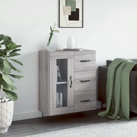 Sonoma gray engineered wood sideboard 69.5x34x90 cm by vidaXL, Sideboards - Ref: Foro24-828042, Price: 94,43 €, Discount: %
