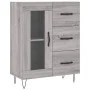 Sonoma gray engineered wood sideboard 69.5x34x90 cm by vidaXL, Sideboards - Ref: Foro24-828042, Price: 94,43 €, Discount: %