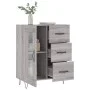 Sonoma-graues Sideboard aus Holzwerkstoff, 69,5 x 34 x 90 cm von vidaXL, Sideboards - Ref: Foro24-828042, Preis: 94,43 €, Rab...