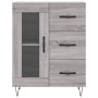 Aparador de madera de ingeniería gris Sonoma 69,5x34x90 cm de vidaXL, Aparadores - Ref: Foro24-828042, Precio: 95,52 €, Descu...