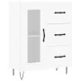Aparador de madera de ingeniería blanco 69,5x34x90 cm de vidaXL, Aparadores - Ref: Foro24-828036, Precio: 94,59 €, Descuento: %