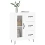 Aparador de madera de ingeniería blanco 69,5x34x90 cm de vidaXL, Aparadores - Ref: Foro24-828036, Precio: 94,59 €, Descuento: %
