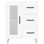 Aparador de madera de ingeniería blanco 69,5x34x90 cm de vidaXL, Aparadores - Ref: Foro24-828036, Precio: 94,59 €, Descuento: %