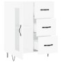 Weißes Sideboard aus Holzwerkstoff, 69,5 x 34 x 90 cm von vidaXL, Sideboards - Ref: Foro24-828036, Preis: 95,59 €, Rabatt: %