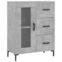 Concrete gray engineered wood sideboard 69.5x34x90 cm by vidaXL, Sideboards - Ref: Foro24-828048, Price: 97,88 €, Discount: %