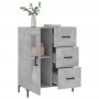 Aparador de madera de ingeniería gris hormigón 69,5x34x90 cm de vidaXL, Aparadores - Ref: Foro24-828048, Precio: 98,70 €, Des...