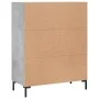 Concrete gray engineered wood sideboard 69.5x34x90 cm by vidaXL, Sideboards - Ref: Foro24-828048, Price: 97,88 €, Discount: %