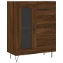 Oak brown engineered wood sideboard 69.5x34x90 cm by vidaXL, Sideboards - Ref: Foro24-828043, Price: 94,43 €, Discount: %