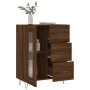 Aparador de madera de ingeniería marrón roble 69,5x34x90 cm de vidaXL, Aparadores - Ref: Foro24-828043, Precio: 95,52 €, Desc...