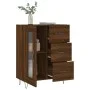 Oak brown engineered wood sideboard 69.5x34x90 cm by vidaXL, Sideboards - Ref: Foro24-828043, Price: 94,43 €, Discount: %