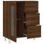 Oak brown engineered wood sideboard 69.5x34x90 cm by vidaXL, Sideboards - Ref: Foro24-828043, Price: 94,43 €, Discount: %