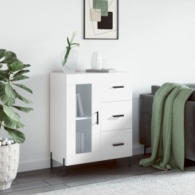 White engineered wood sideboard 69.5x34x90 cm by vidaXL, Sideboards - Ref: Foro24-828052, Price: 108,67 €, Discount: %