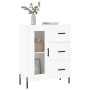 White engineered wood sideboard 69.5x34x90 cm by vidaXL, Sideboards - Ref: Foro24-828052, Price: 108,67 €, Discount: %