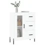 White engineered wood sideboard 69.5x34x90 cm by vidaXL, Sideboards - Ref: Foro24-828052, Price: 107,34 €, Discount: %