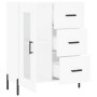 White engineered wood sideboard 69.5x34x90 cm by vidaXL, Sideboards - Ref: Foro24-828052, Price: 108,67 €, Discount: %