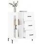 White engineered wood sideboard 69.5x34x90 cm by vidaXL, Sideboards - Ref: Foro24-828044, Price: 88,33 €, Discount: %
